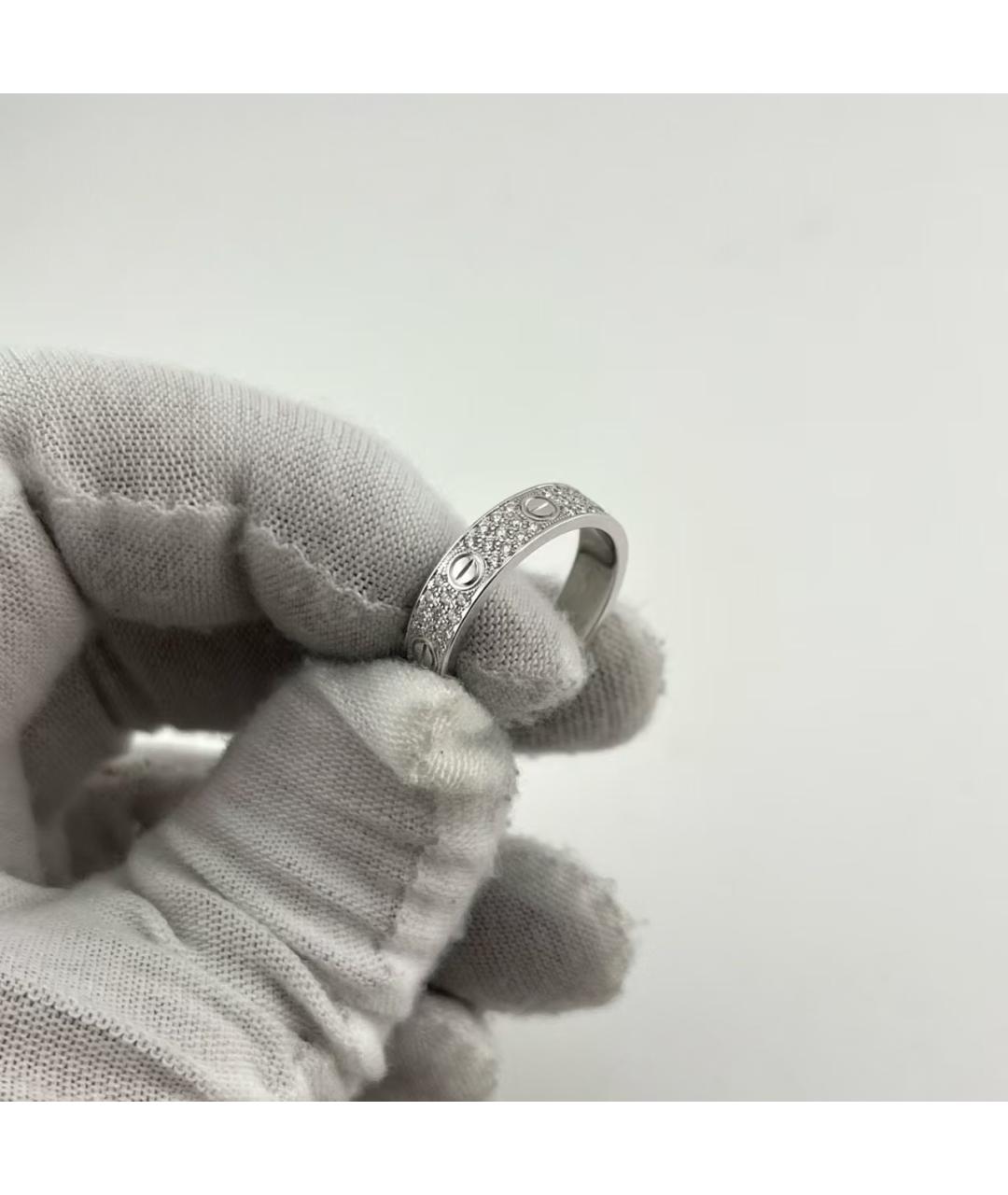 CARTIER Серебряное кольцо из белого золота, фото 5