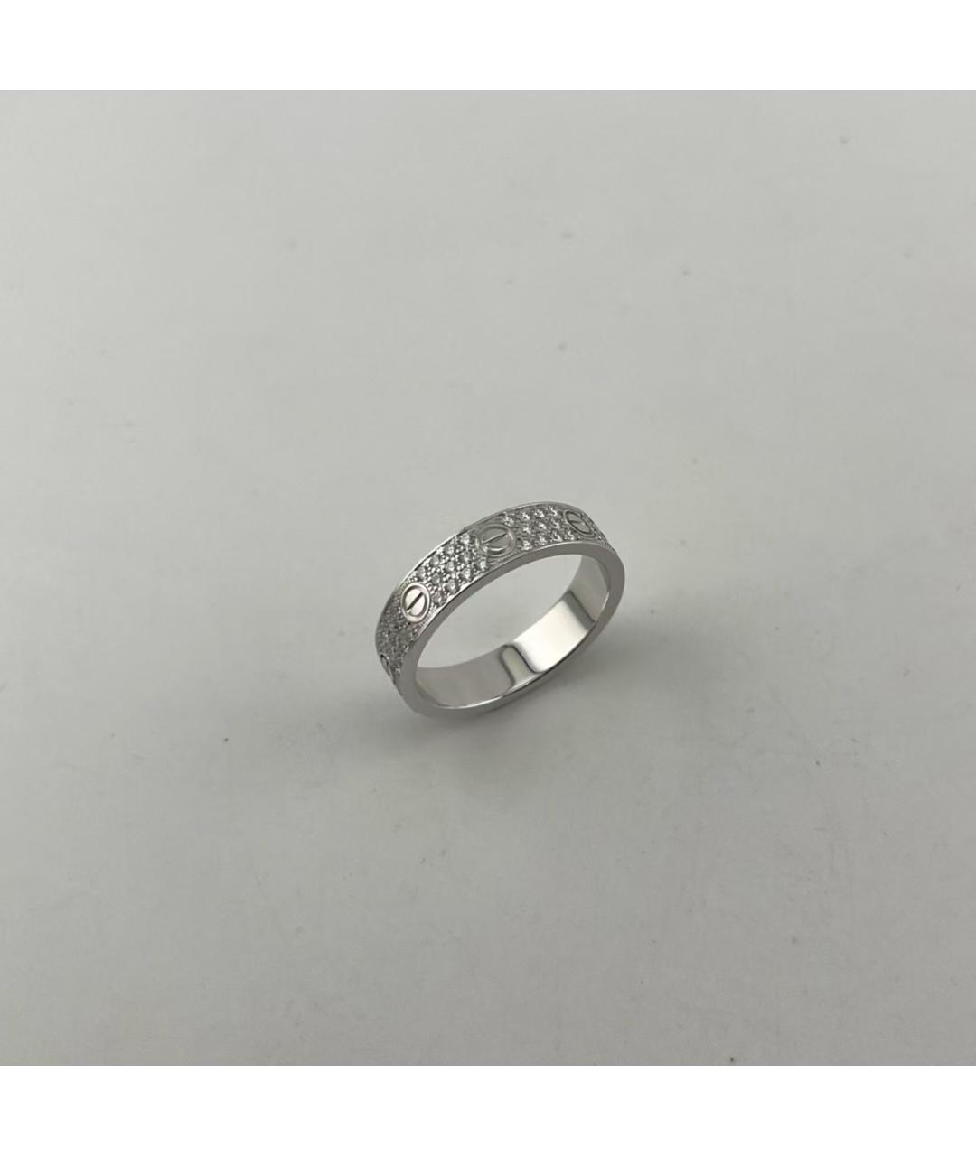 CARTIER Серебряное кольцо из белого золота, фото 3