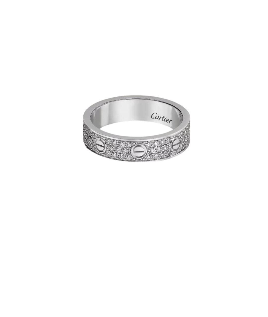 CARTIER Серебряное кольцо из белого золота, фото 6