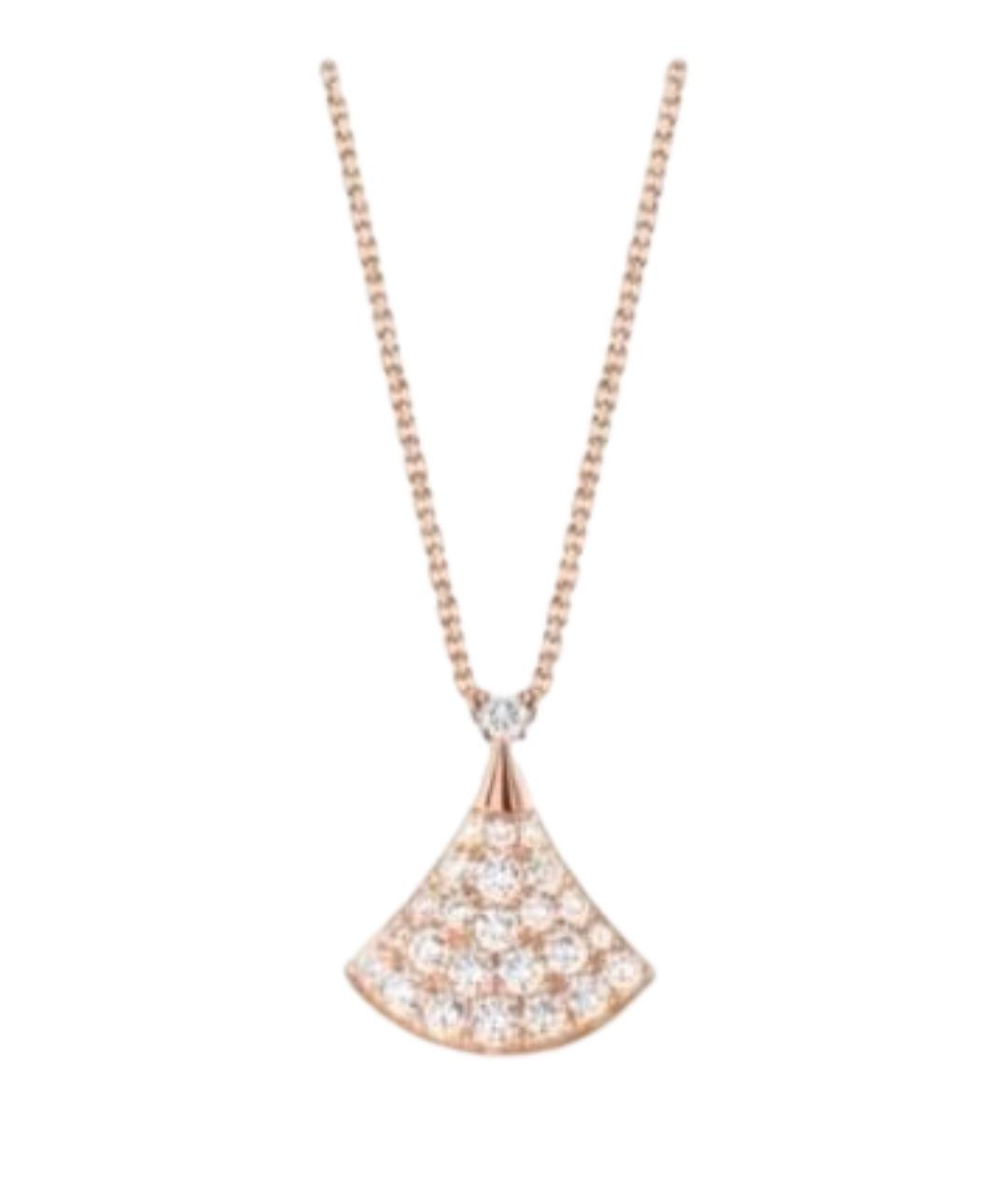 BVLGARI Золотое колье из розового золота, фото 1