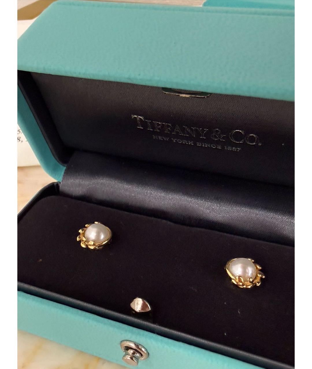 TIFFANY&CO Золотые серьги из желтого золота, фото 2