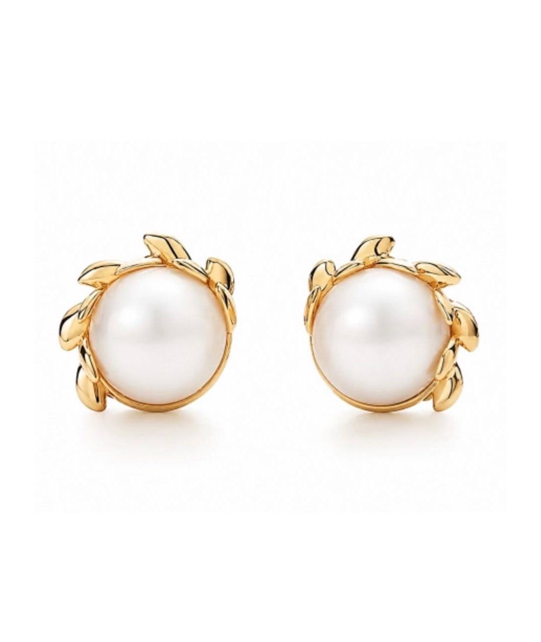 TIFFANY&CO Золотые серьги из желтого золота, фото 4