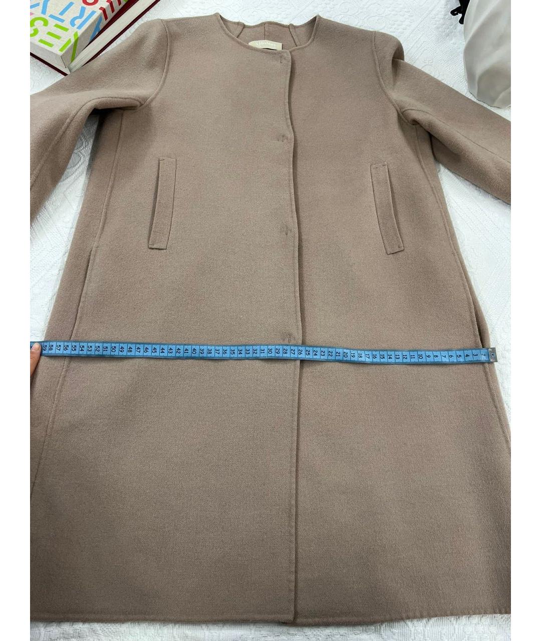 'S MAX MARA Бежевое пальто, фото 6