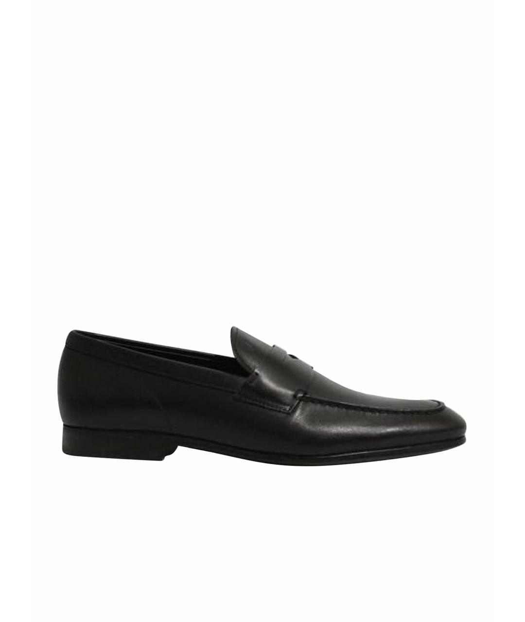 TOD'S Черные кожаные туфли, фото 1
