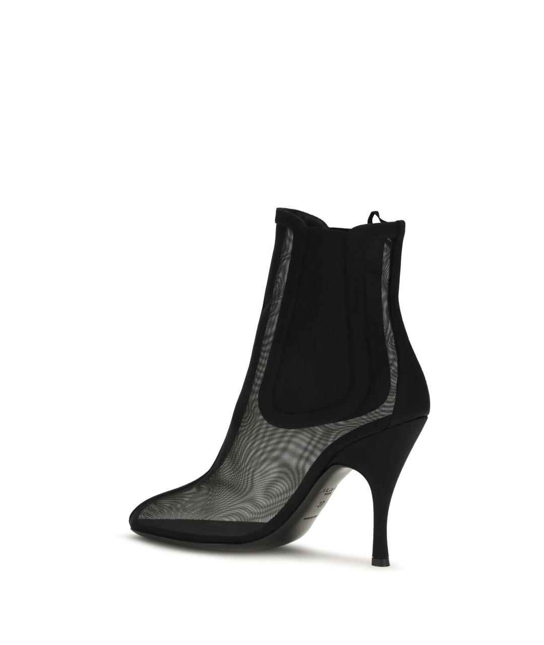 ALAIA Черные текстильные ботильоны, фото 3