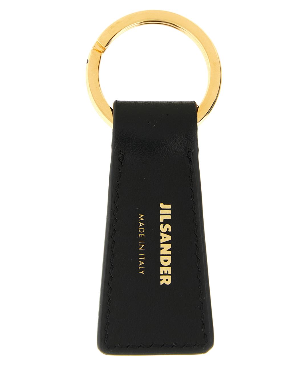 JIL SANDER Черный брелок, фото 2