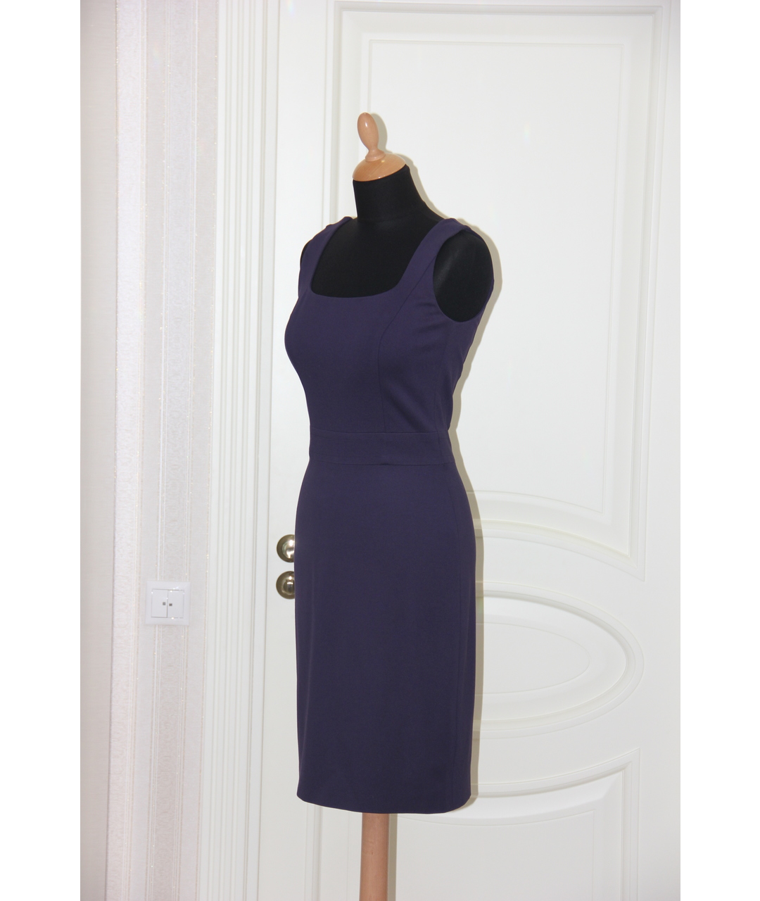 ESCADA Фиолетовое вискозное повседневное платье, фото 3
