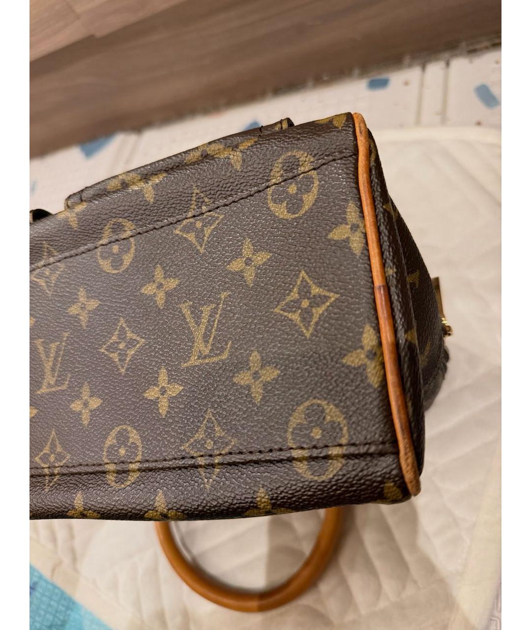 LOUIS VUITTON Коричневая сумка с короткими ручками, фото 6