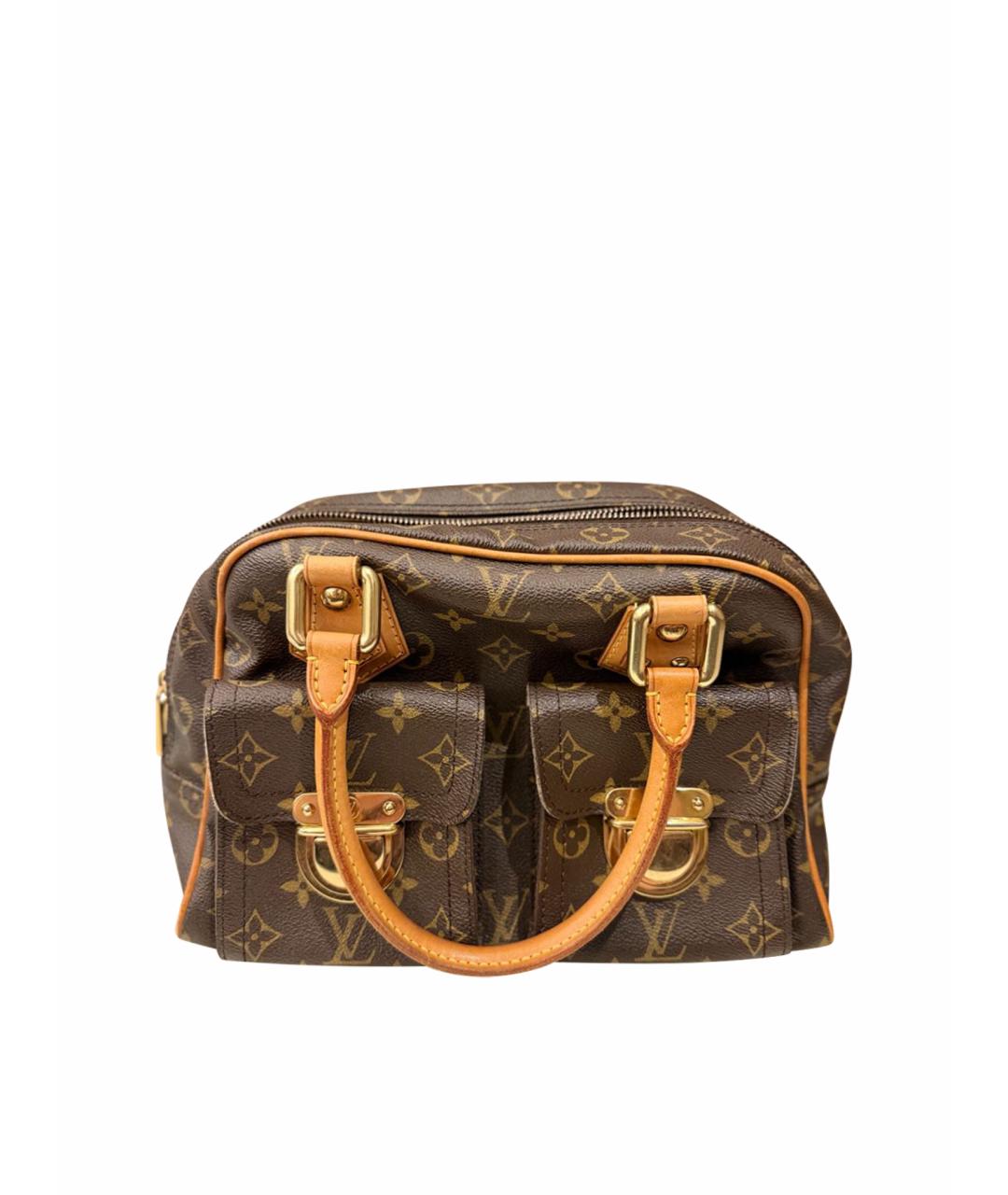 LOUIS VUITTON Коричневая сумка с короткими ручками, фото 1