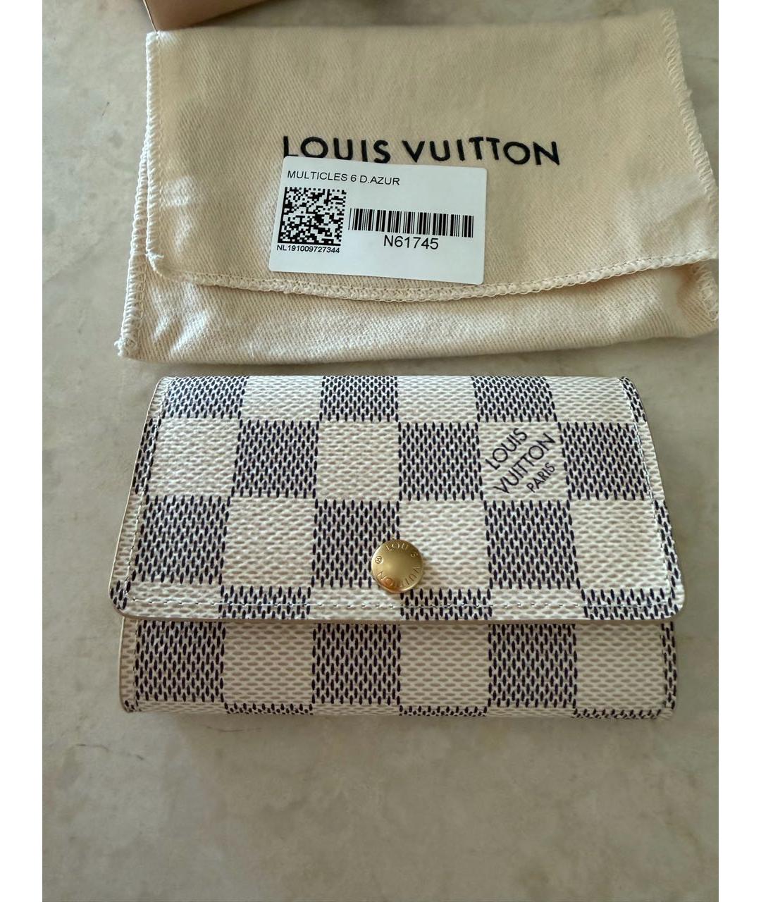 LOUIS VUITTON Белая ключница, фото 3