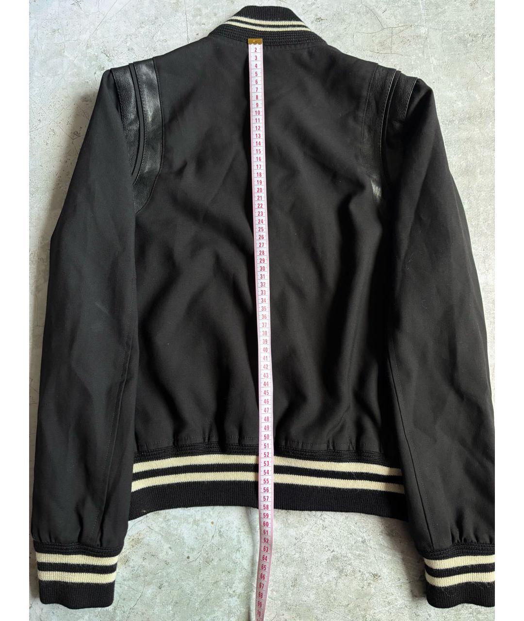 SAINT LAURENT Черная шерстяная куртка, фото 6