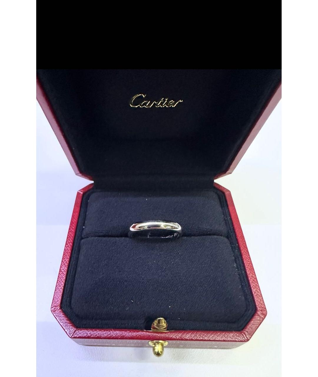 CARTIER Белое платиновое кольцо, фото 5