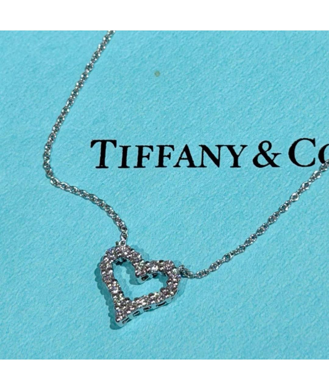 TIFFANY&CO Белое платиновое колье, фото 3