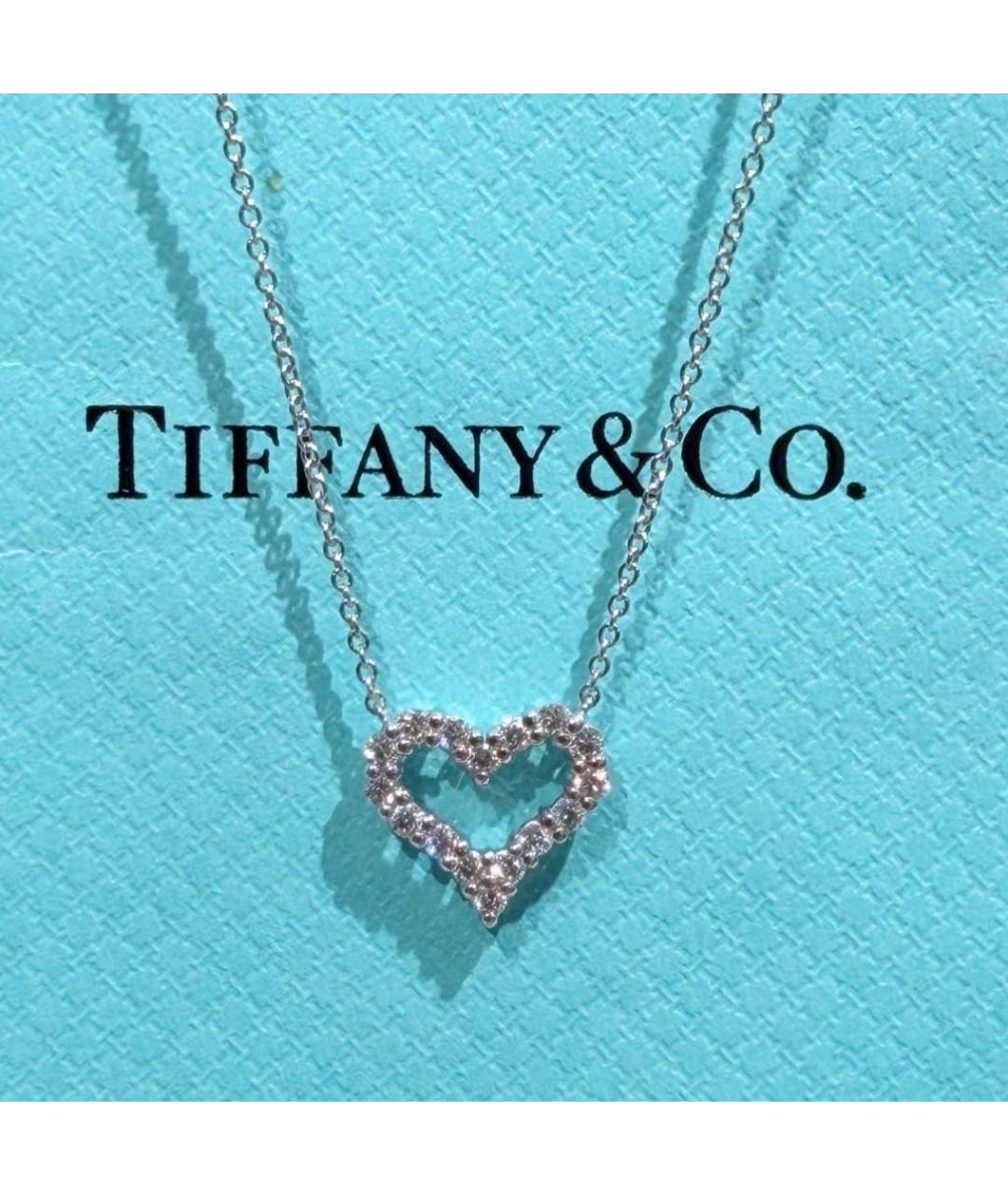 TIFFANY&CO Белое платиновое колье, фото 2