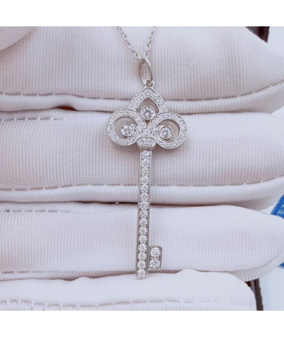 TIFFANY&CO Белое платиновое колье, фото 5