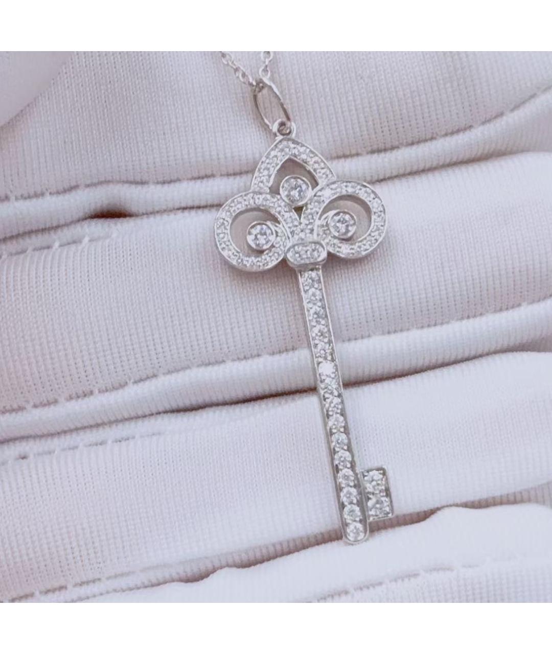 TIFFANY&CO Белое платиновое колье, фото 6