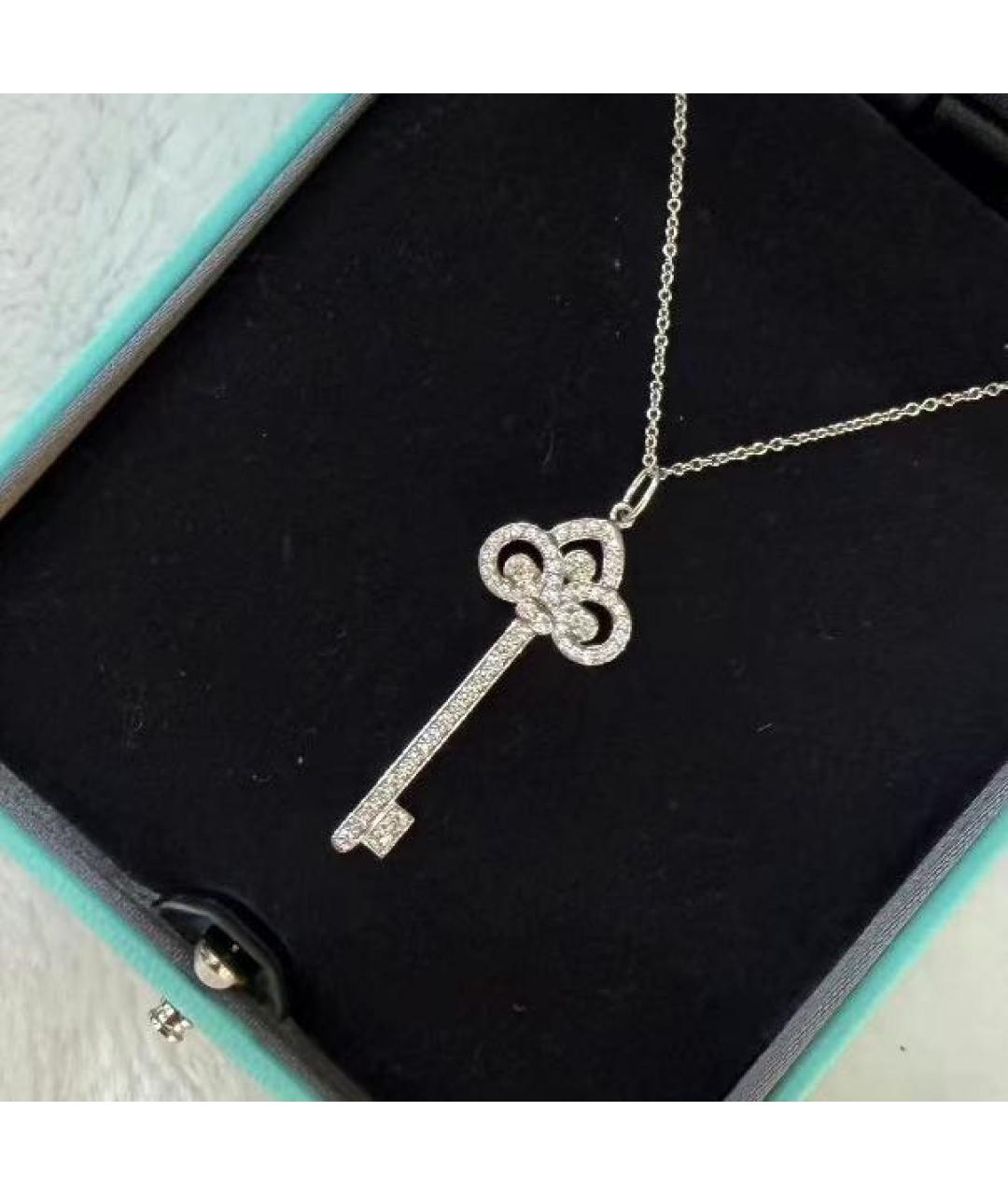 TIFFANY&CO Белое платиновое колье, фото 3