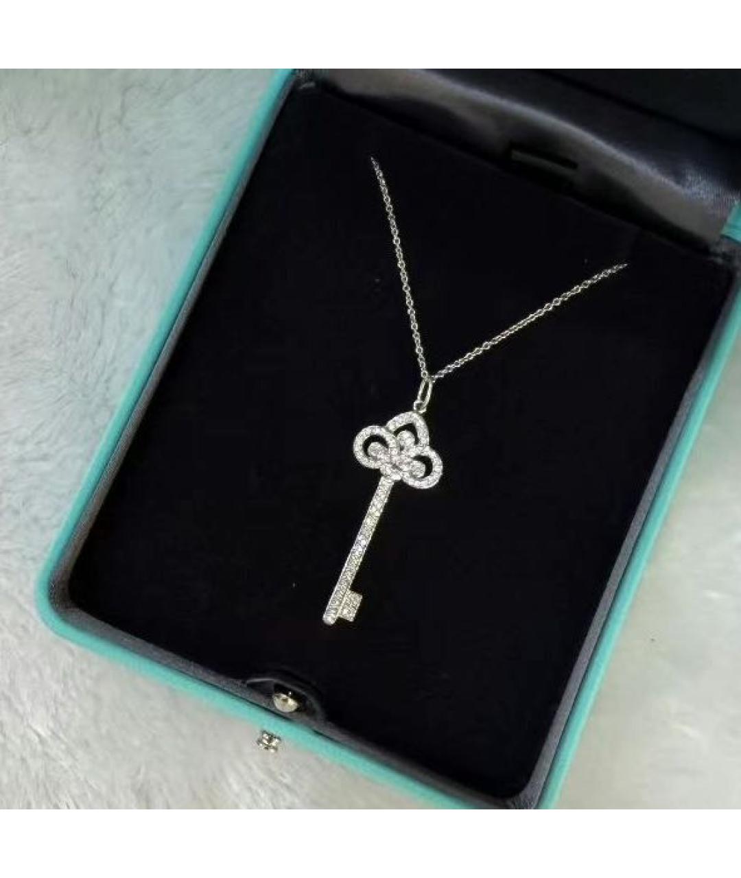 TIFFANY&CO Белое платиновое колье, фото 2