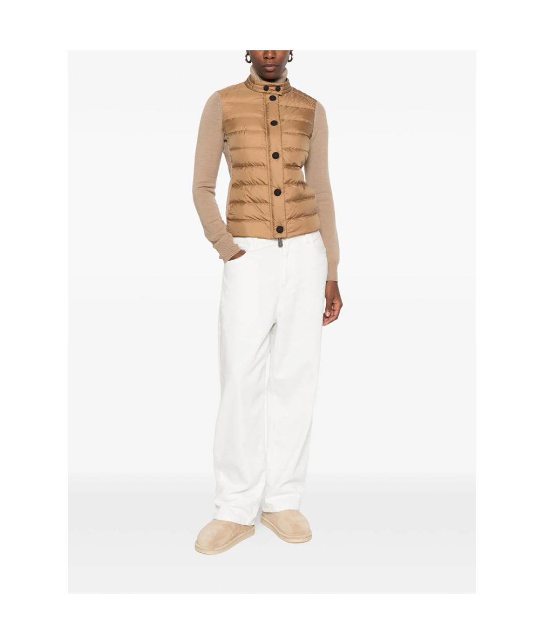 MONCLER GRENOBLE Бежевая куртка, фото 2