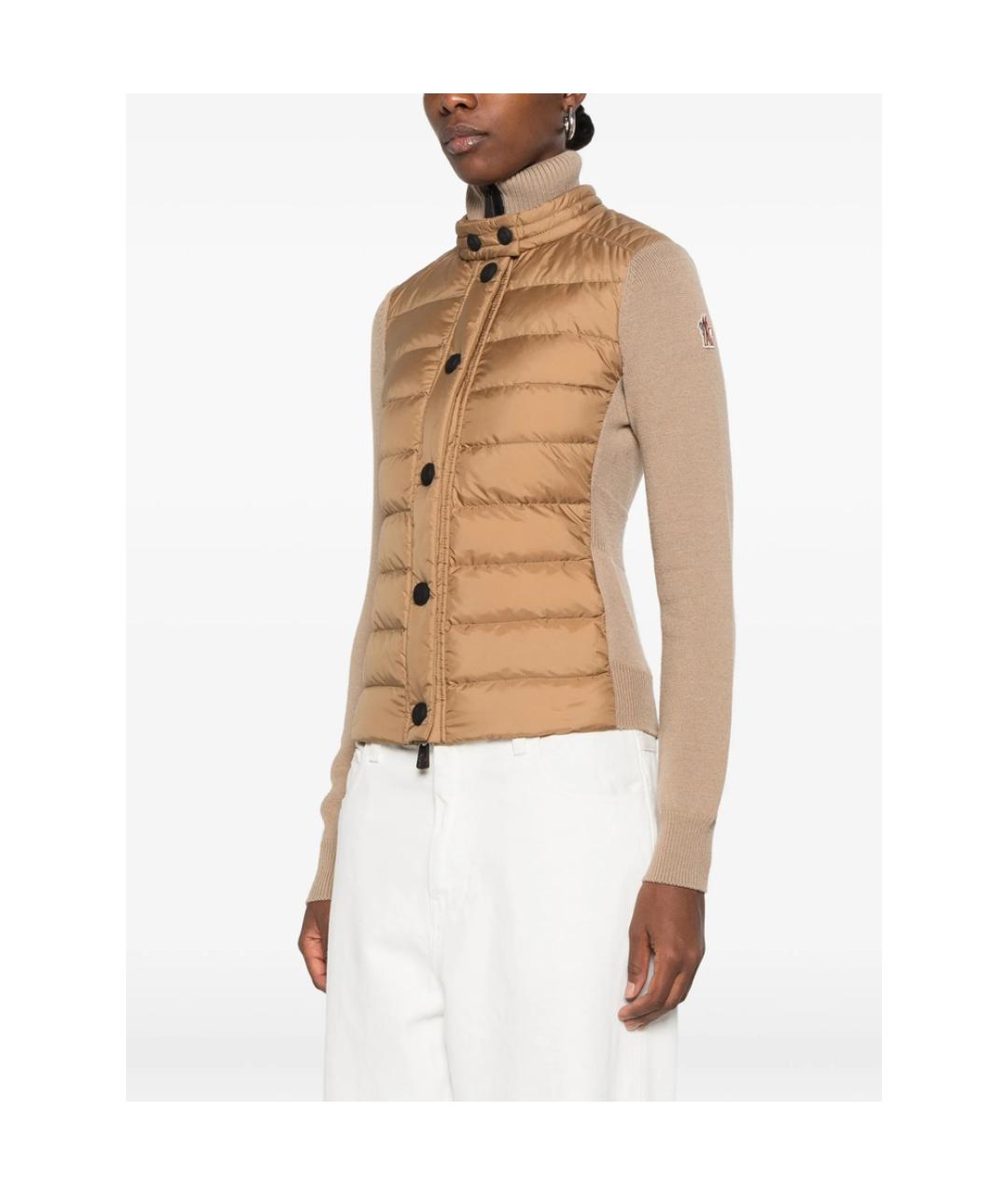 MONCLER GRENOBLE Бежевая куртка, фото 3