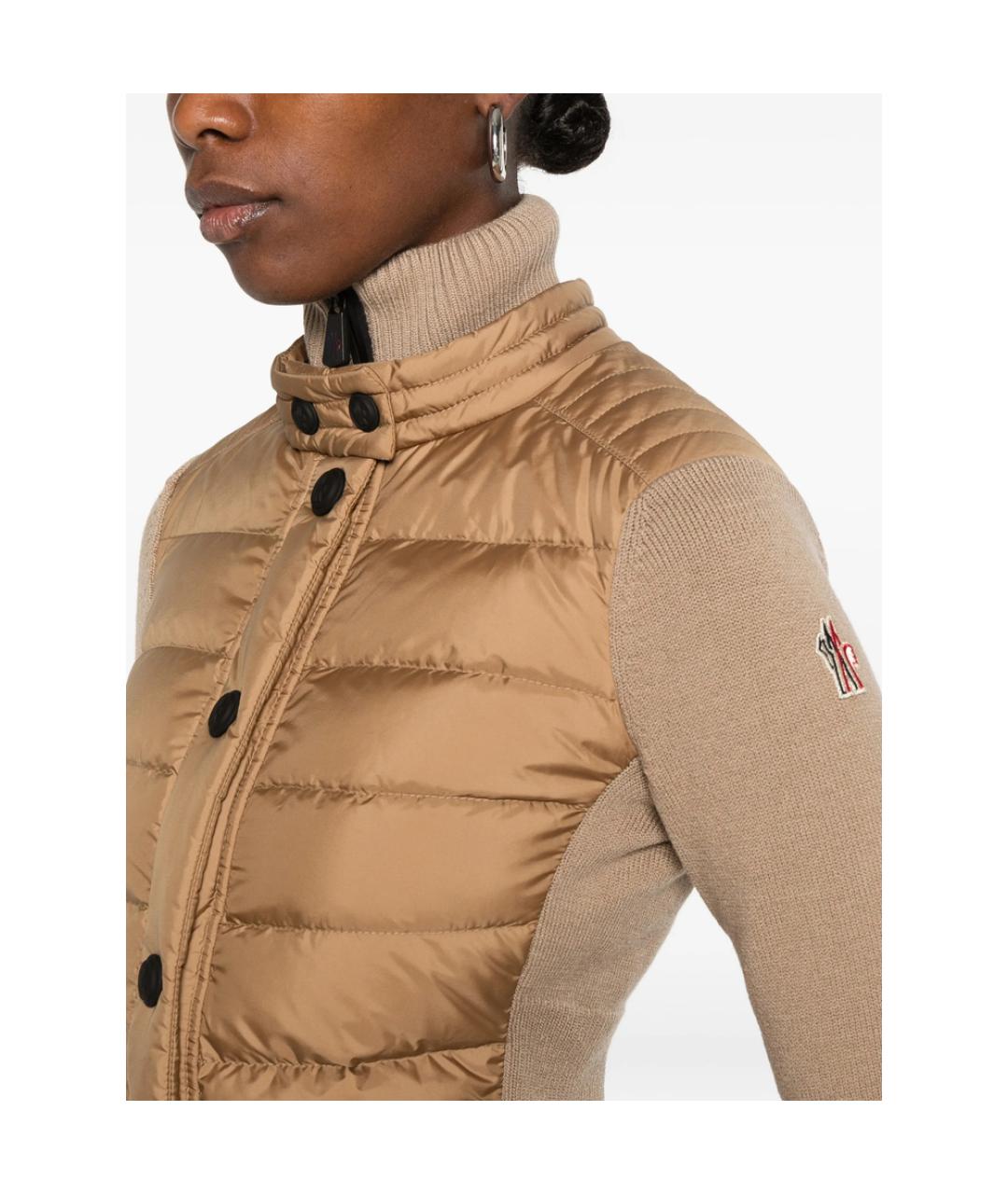 MONCLER GRENOBLE Бежевая куртка, фото 4