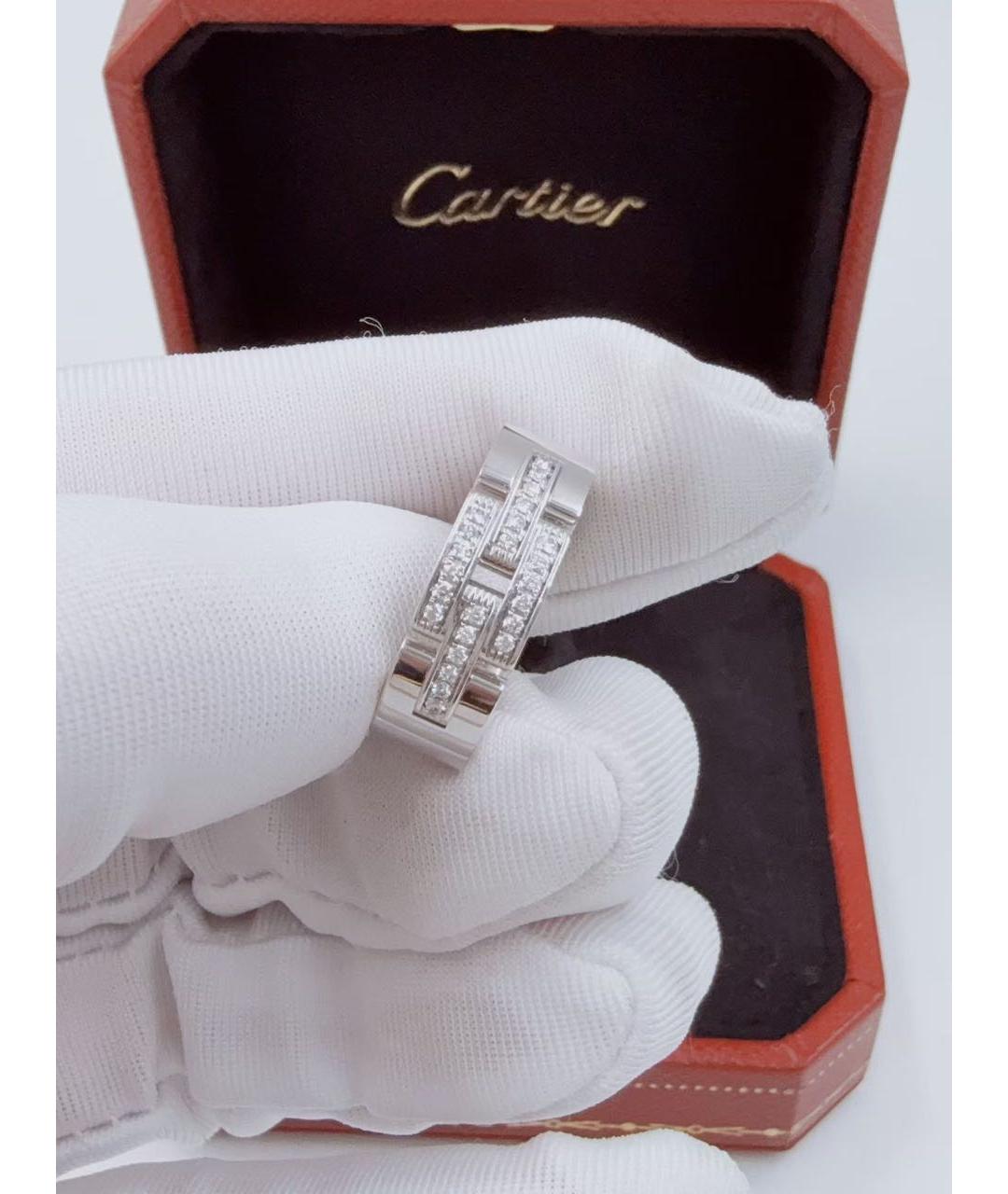 CARTIER Белое кольцо из белого золота, фото 3