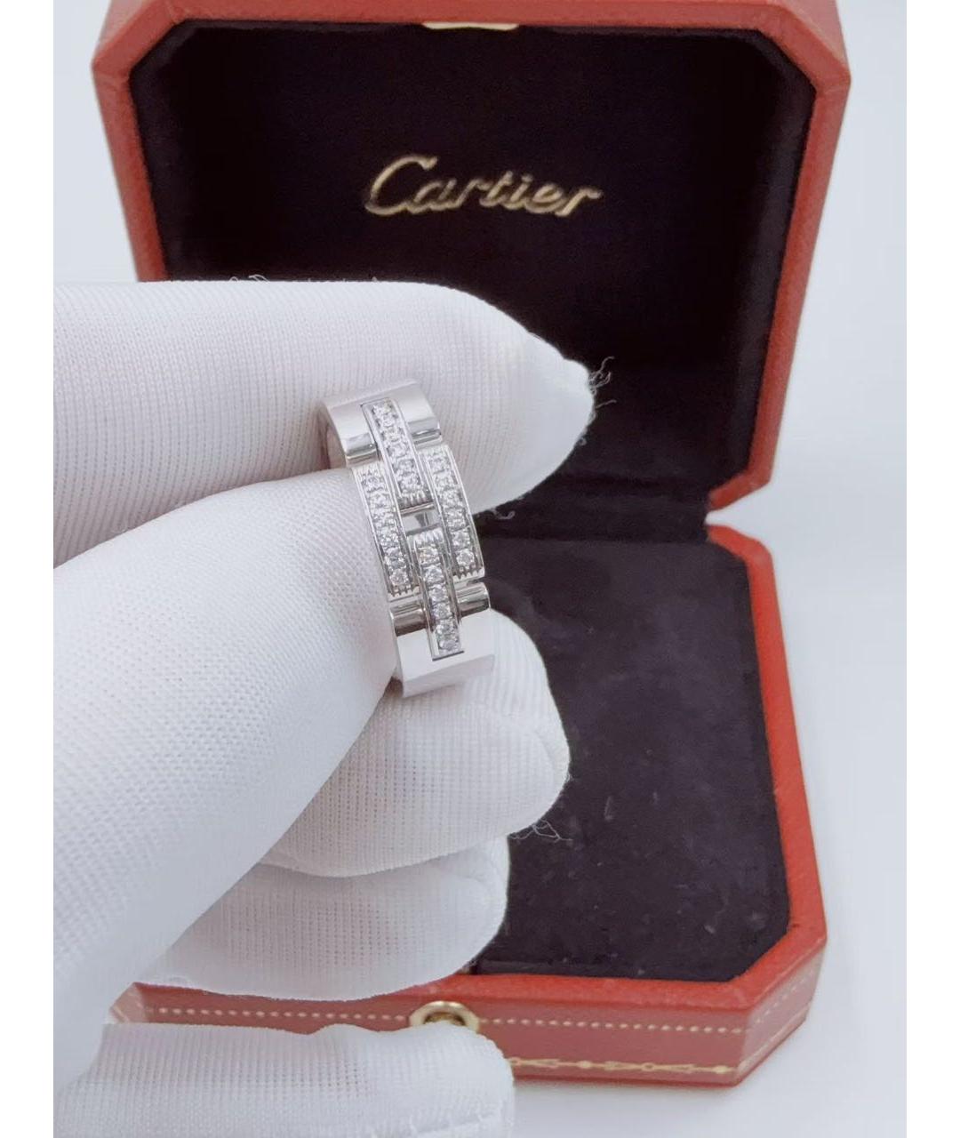 CARTIER Белое кольцо из белого золота, фото 7