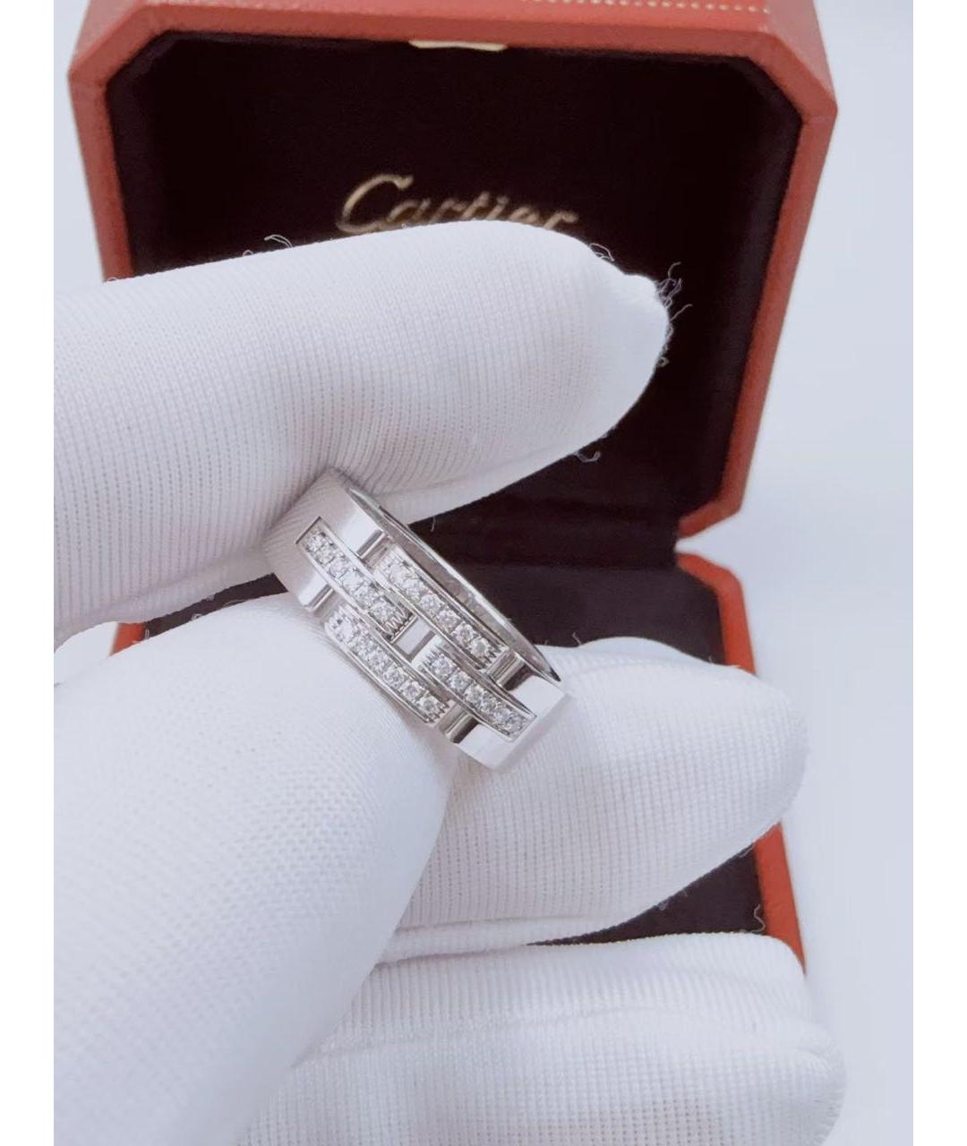 CARTIER Белое кольцо из белого золота, фото 6
