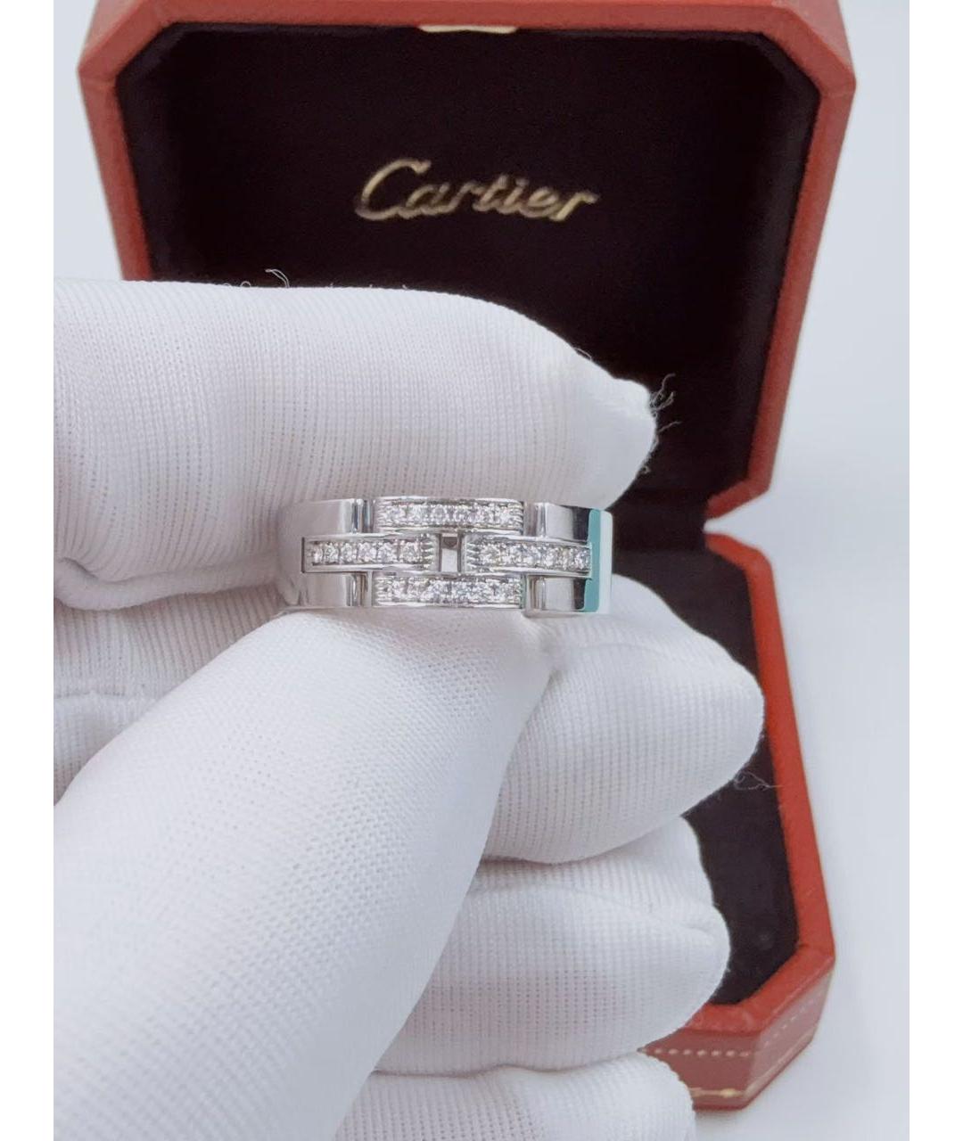 CARTIER Белое кольцо из белого золота, фото 4