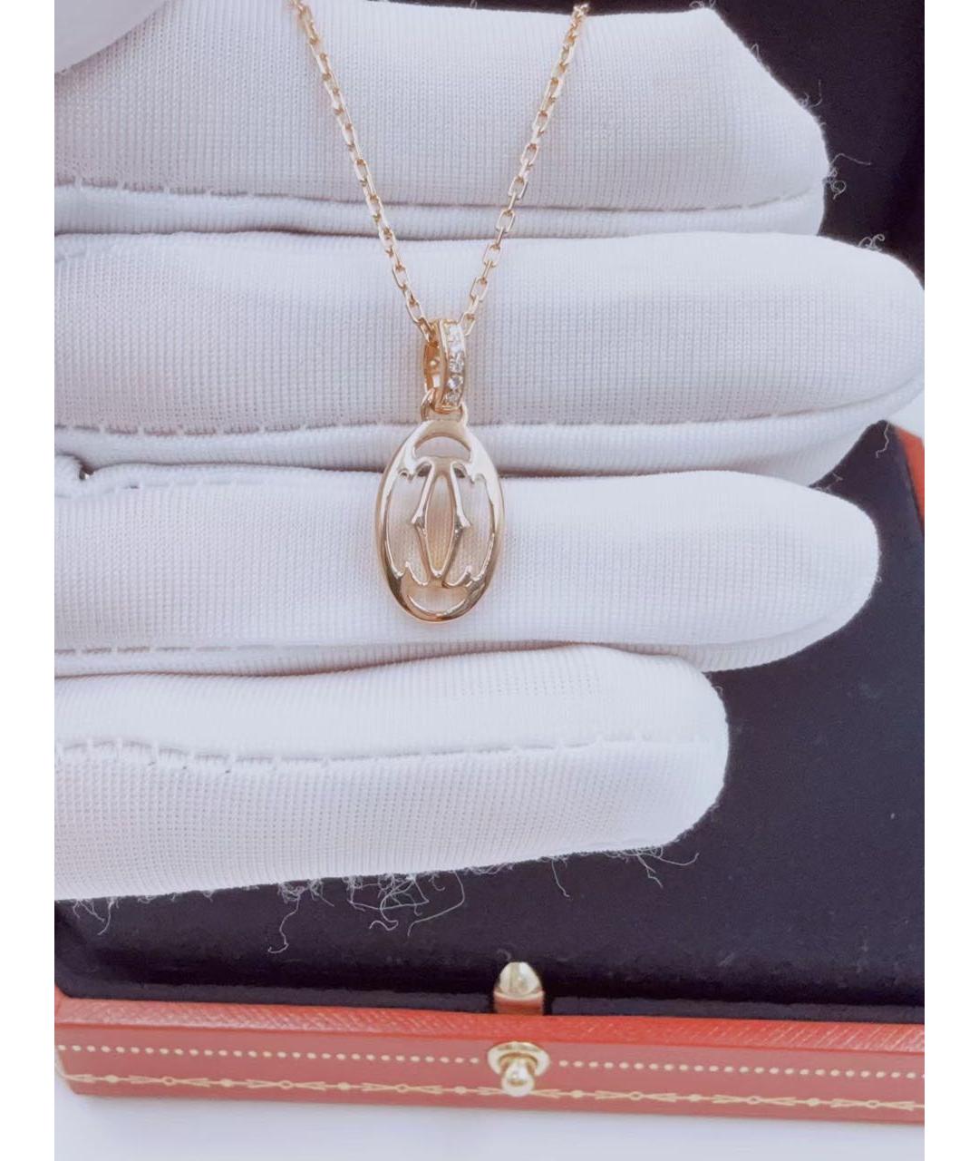 CARTIER Розовое колье из розового золота, фото 3