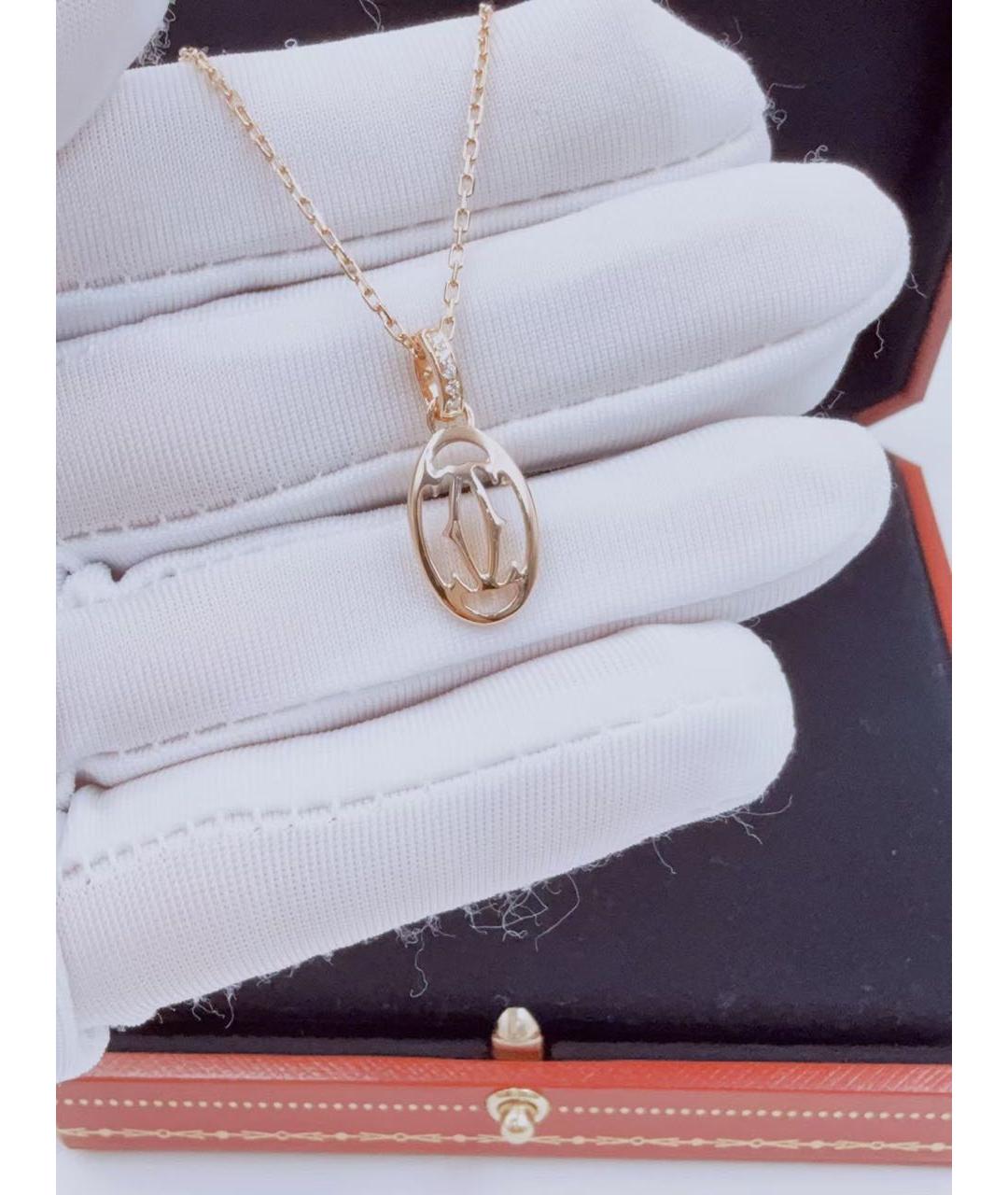 CARTIER Розовое колье из розового золота, фото 2