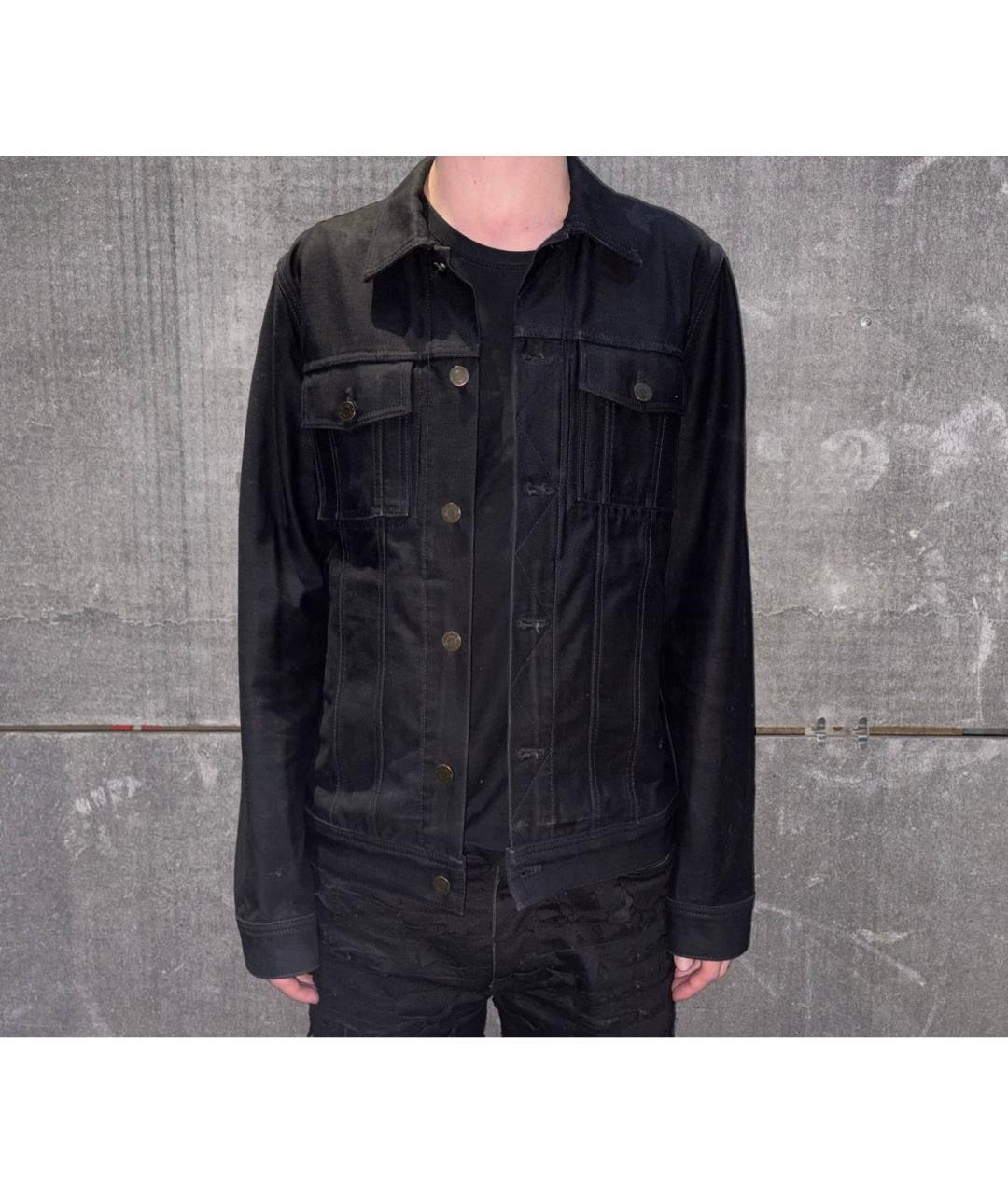 GIVENCHY Черная деним куртка, фото 7