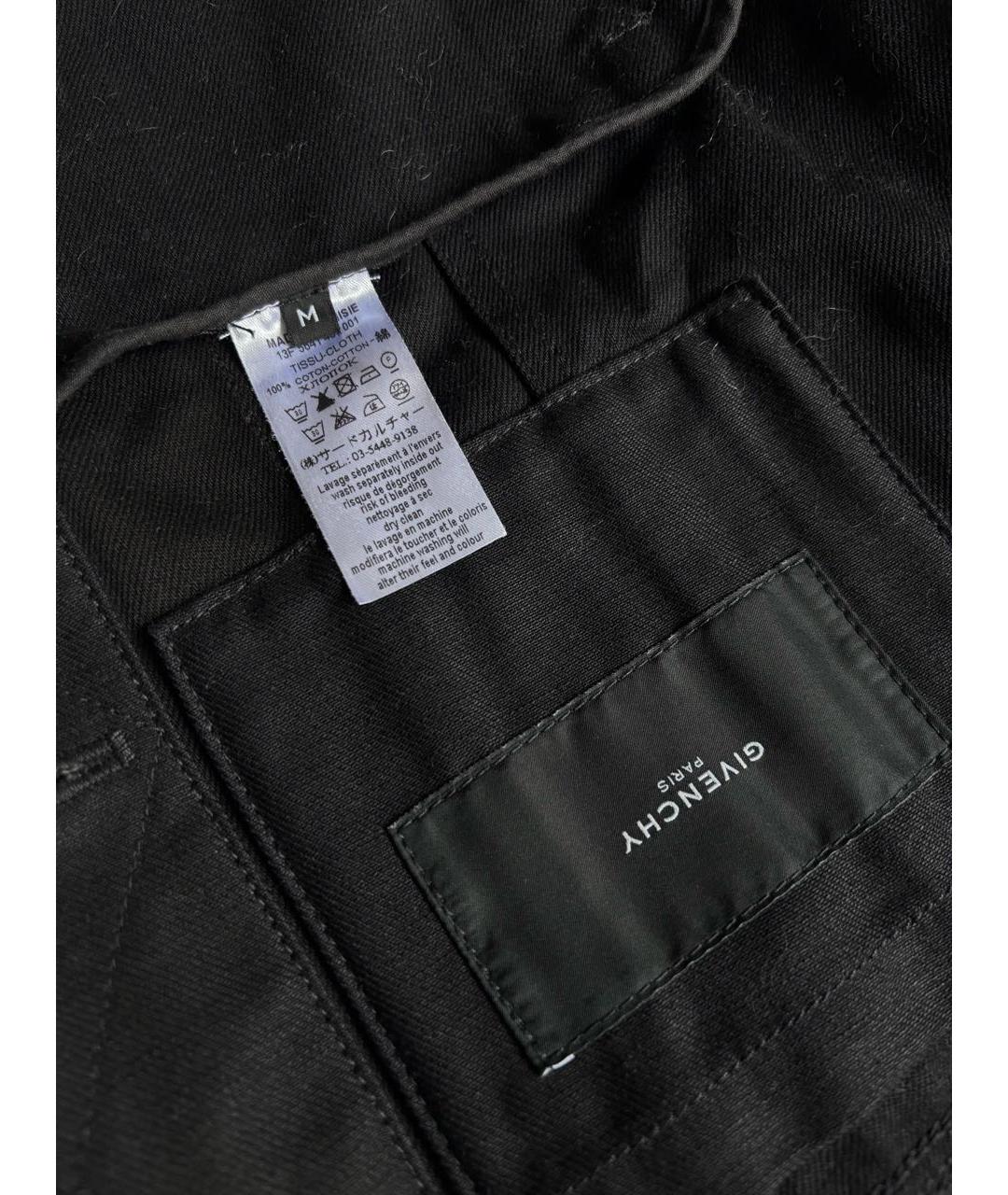 GIVENCHY Черная деним куртка, фото 3