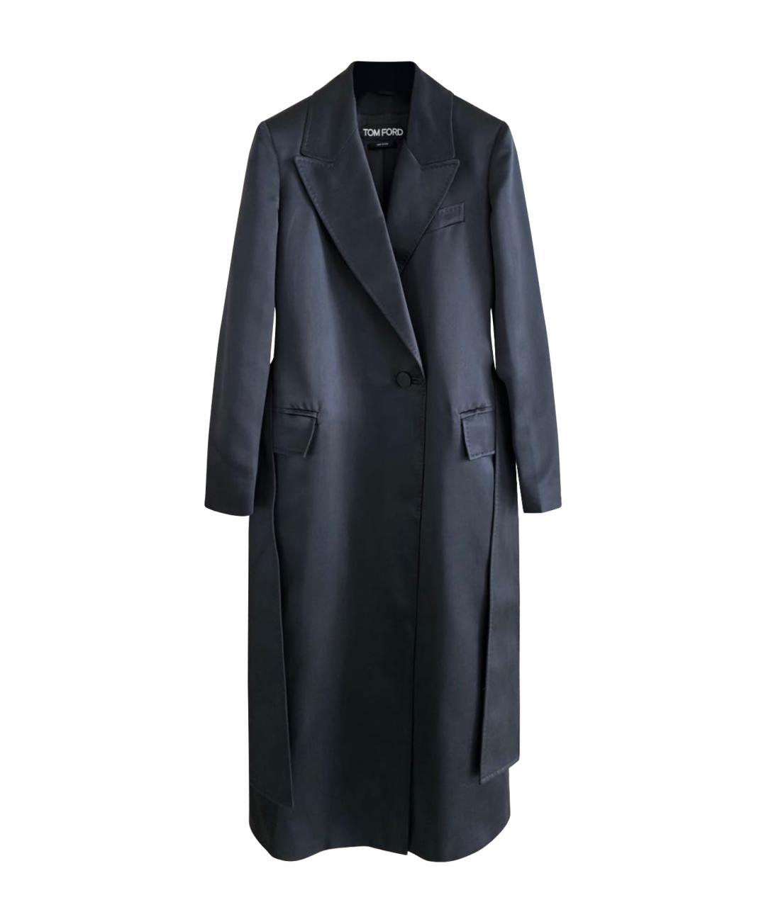 TOM FORD Черное пальто, фото 1