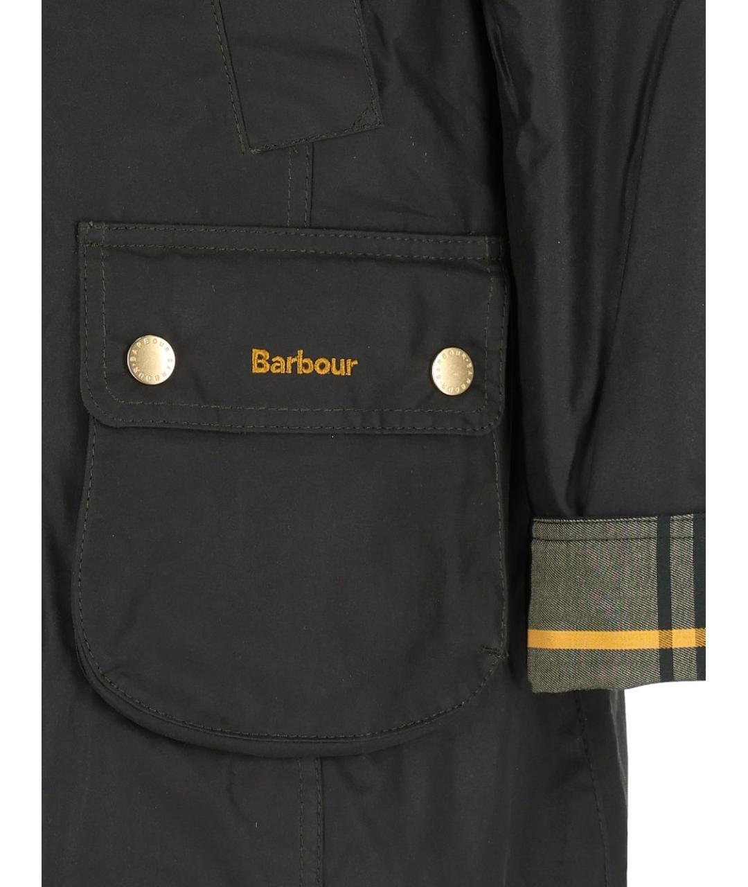 BARBOUR Зеленая хлопковая куртка, фото 5