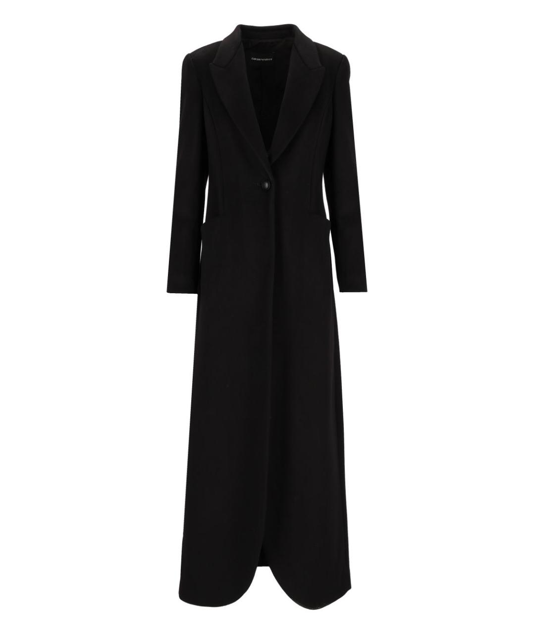 EMPORIO ARMANI Черное пальто, фото 1