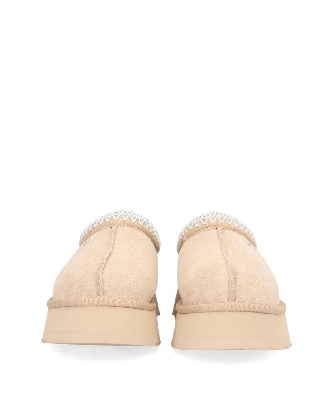 UGG Бежевые замшевые сабо, фото 5