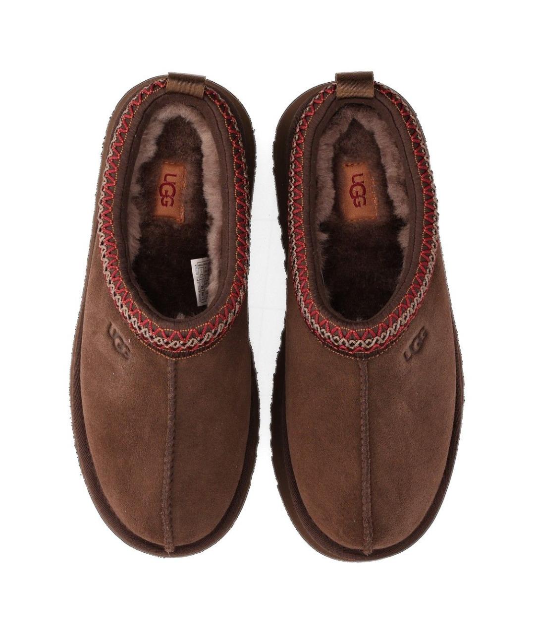 UGG Коричневые замшевые сабо, фото 4