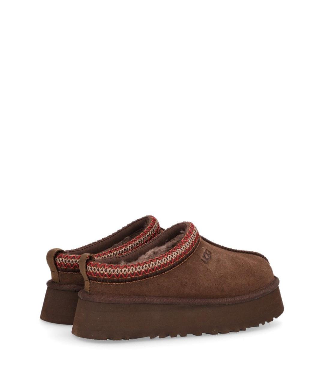 UGG Коричневые замшевые сабо, фото 2