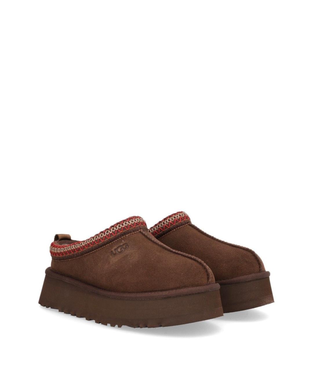 UGG Коричневые замшевые сабо, фото 3