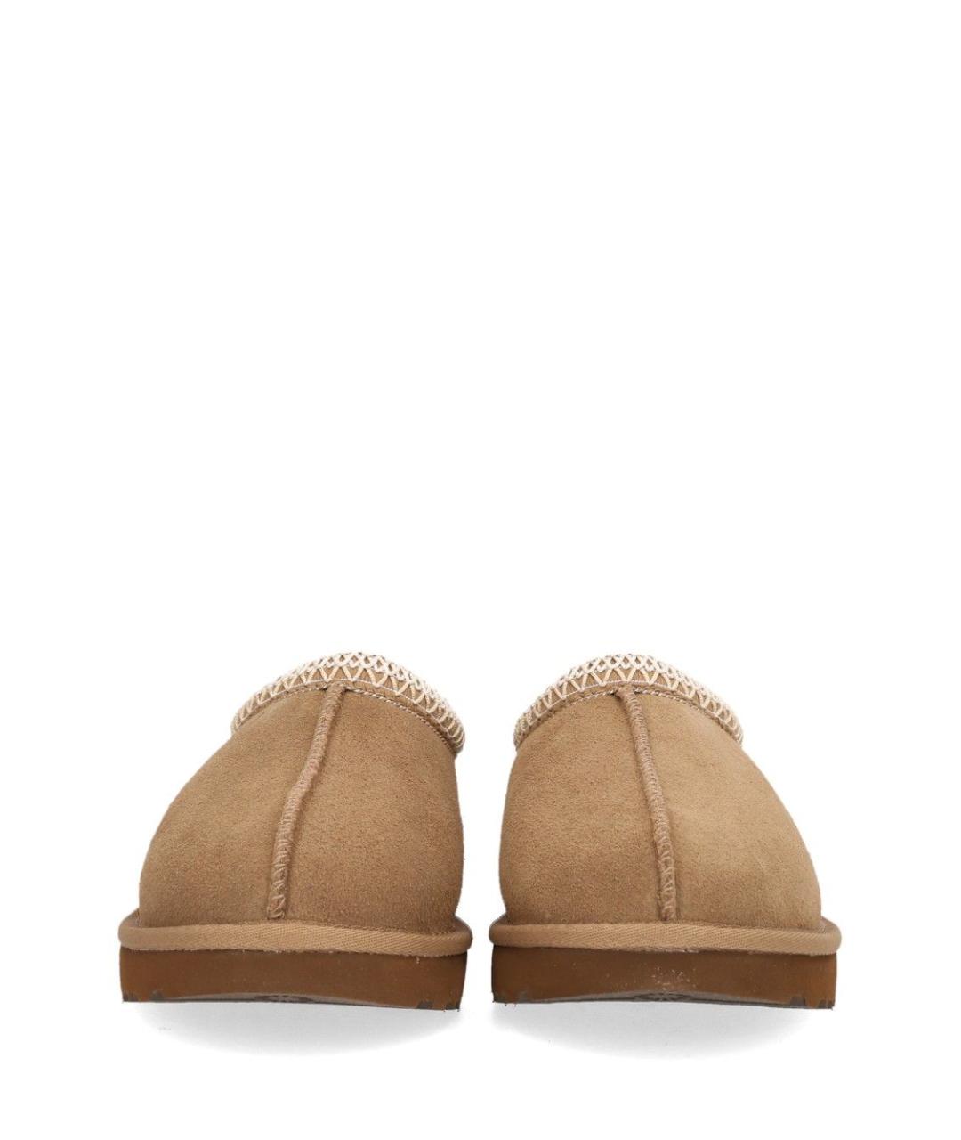 UGG Бежевые замшевые сабо, фото 5