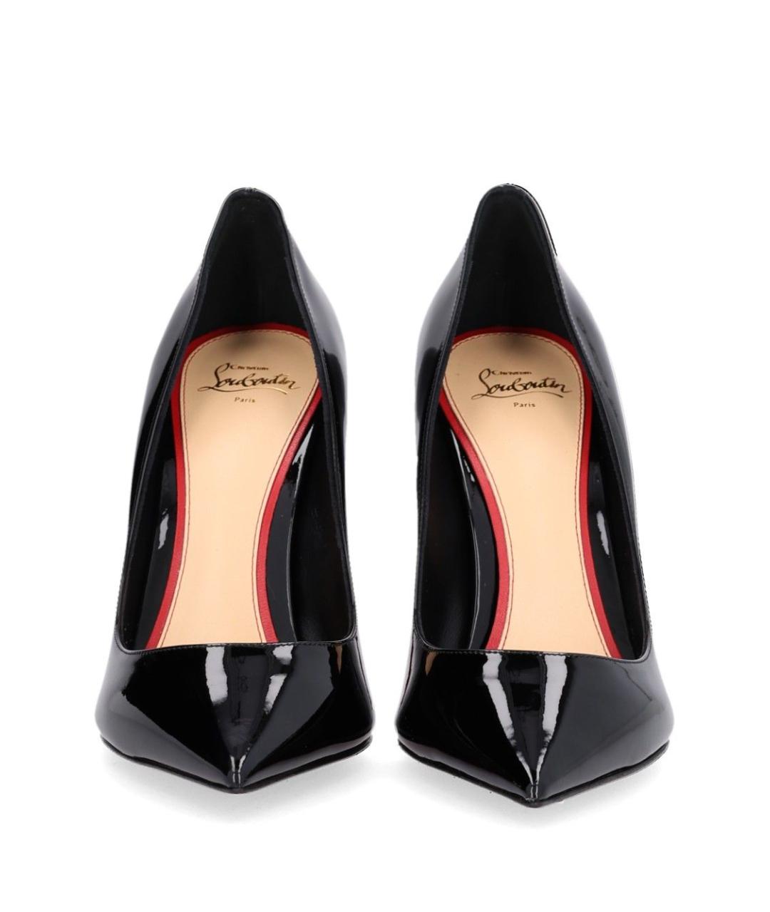 CHRISTIAN LOUBOUTIN Черные туфли из лакированной кожи, фото 6