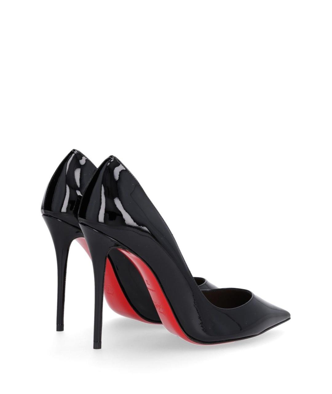 CHRISTIAN LOUBOUTIN Черные туфли из лакированной кожи, фото 4