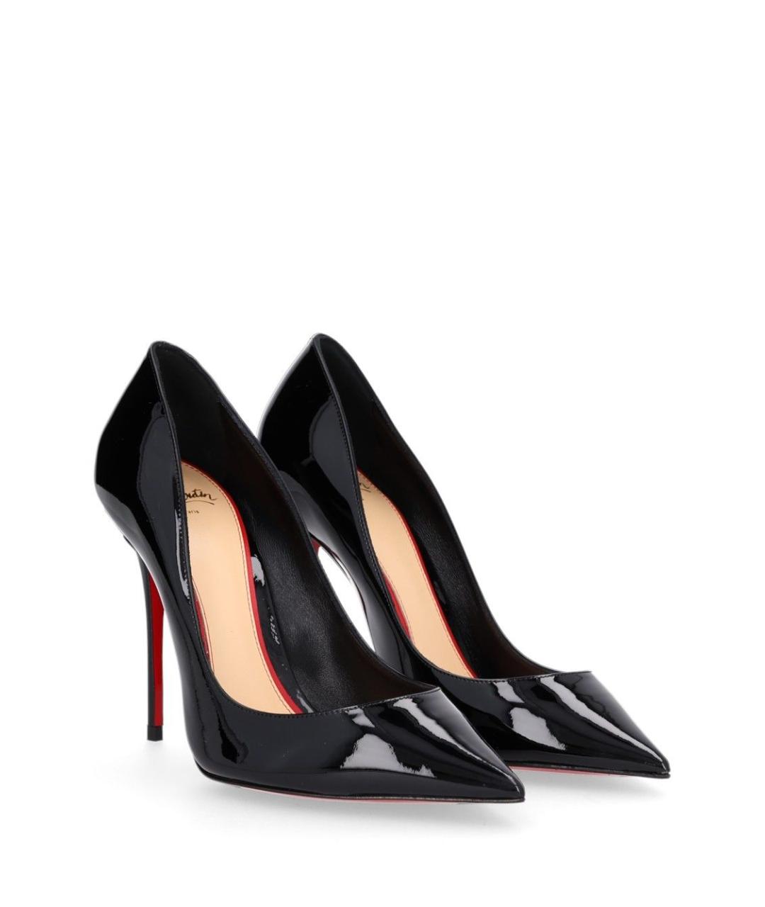 CHRISTIAN LOUBOUTIN Черные туфли из лакированной кожи, фото 3