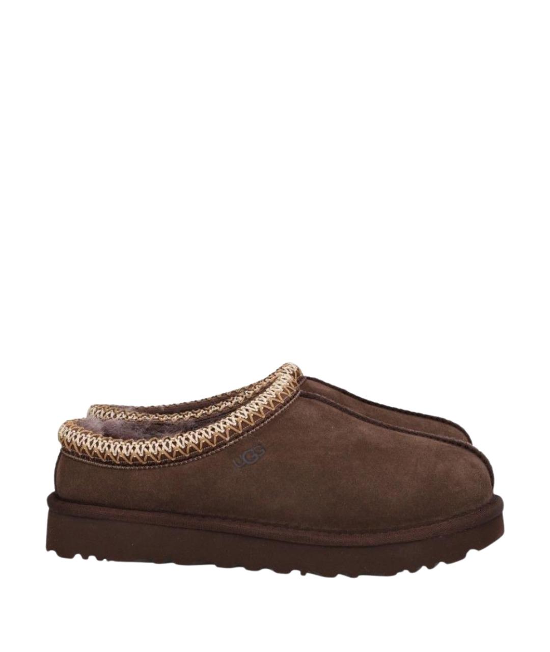 UGG Коричневые замшевые сабо, фото 1