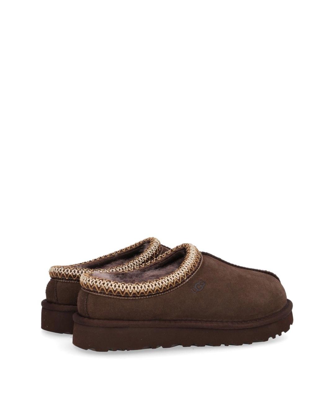 UGG Коричневые замшевые сабо, фото 3