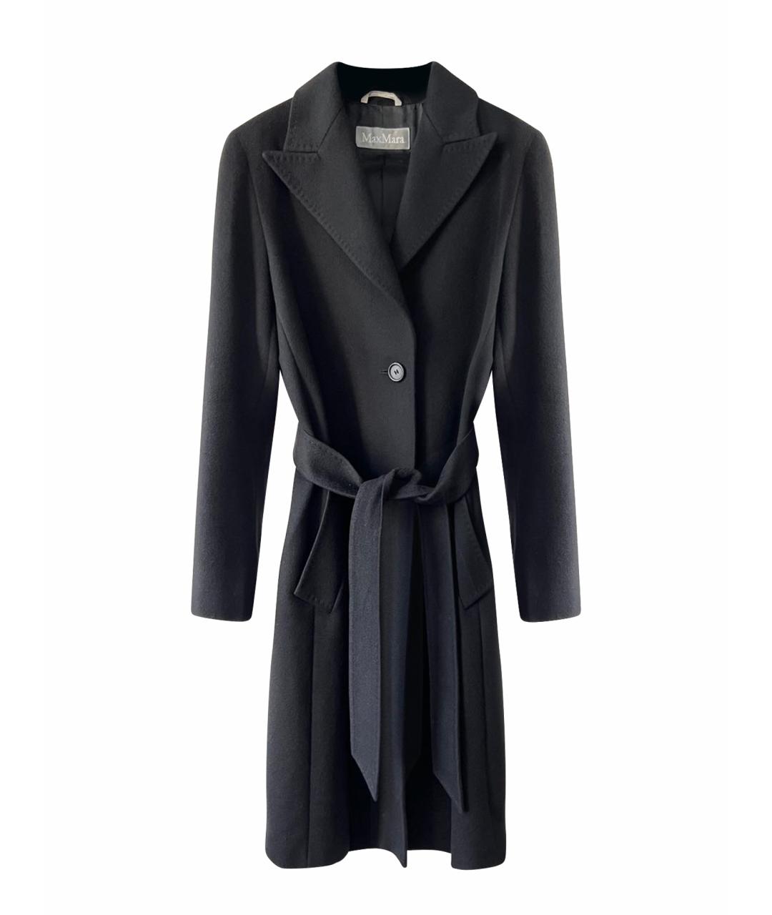 MAX MARA Черное пальто, фото 1