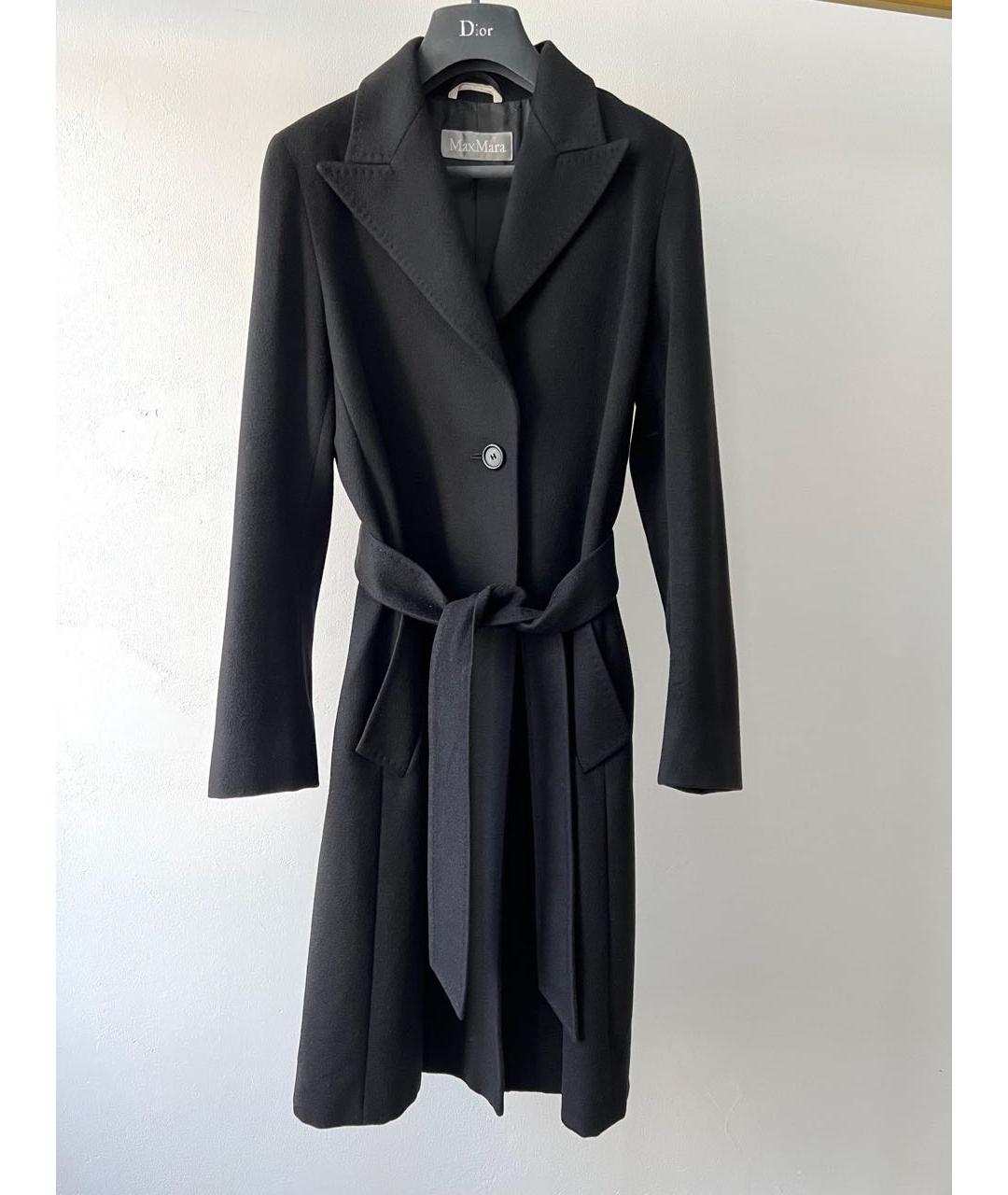 MAX MARA Черное пальто, фото 9