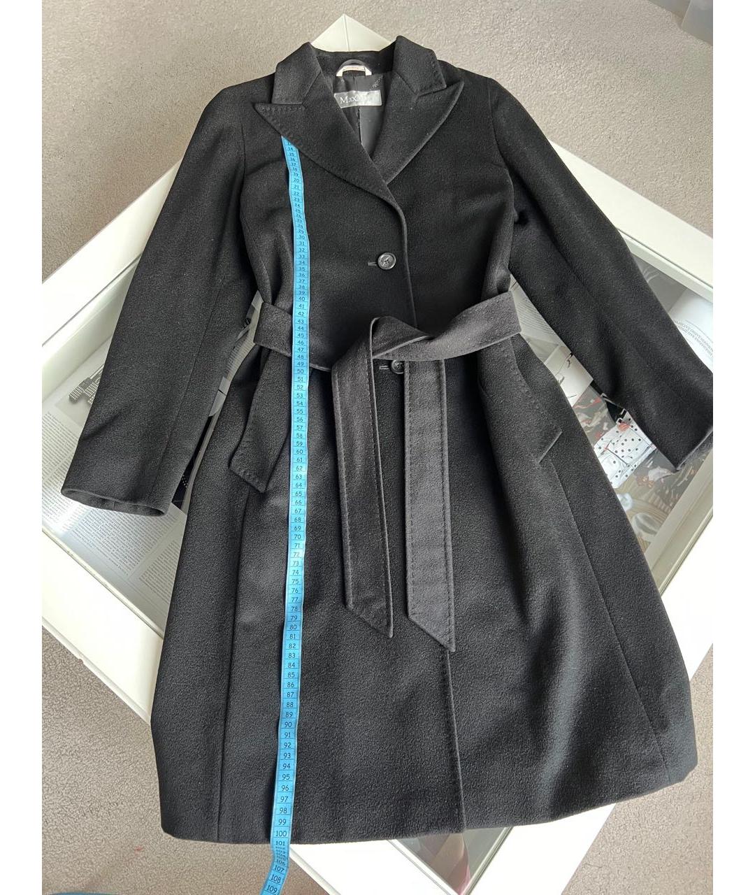 MAX MARA Черное пальто, фото 3