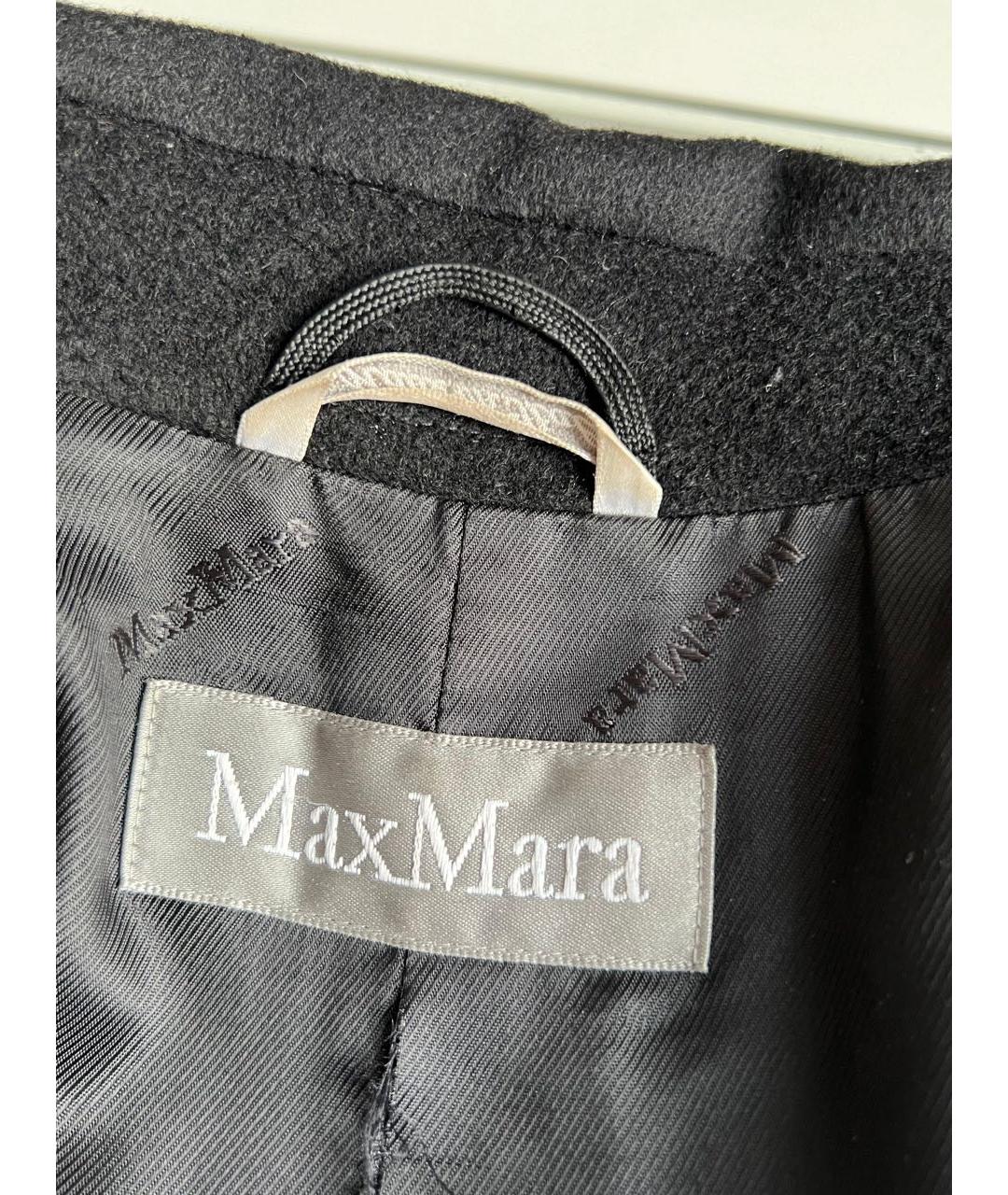 MAX MARA Черное пальто, фото 6